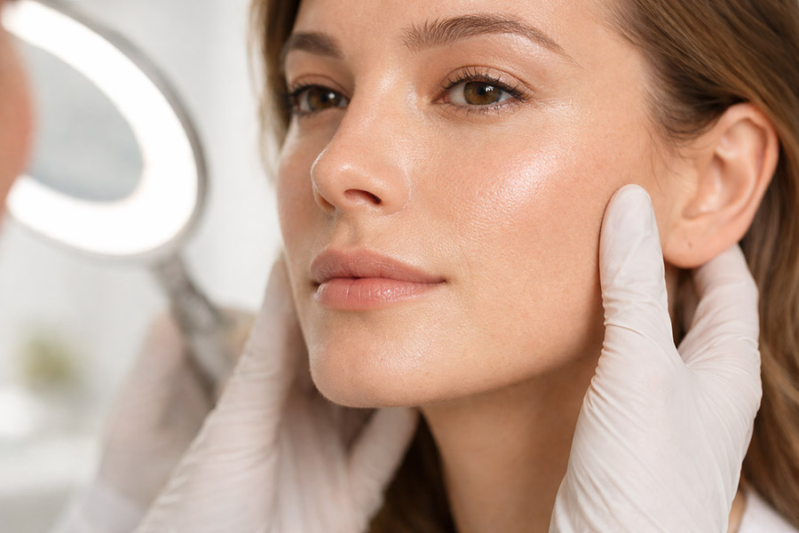 Dermatology and skin science concept